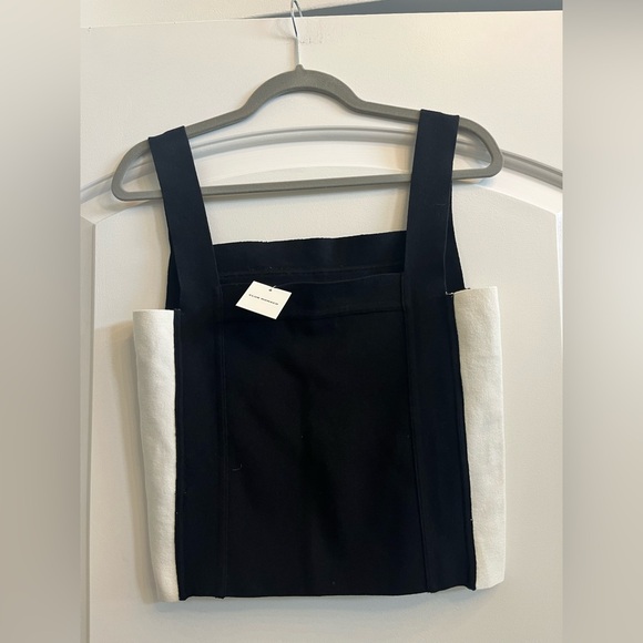 Club Monaco Black and Cream Tank Top - Picture 2 of 2